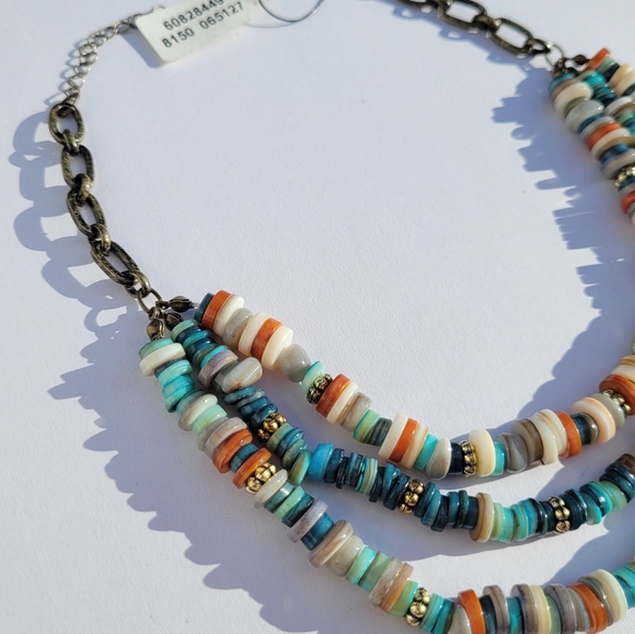 NWT Free People Riptide Shell Necklace - Picture 3 of 6